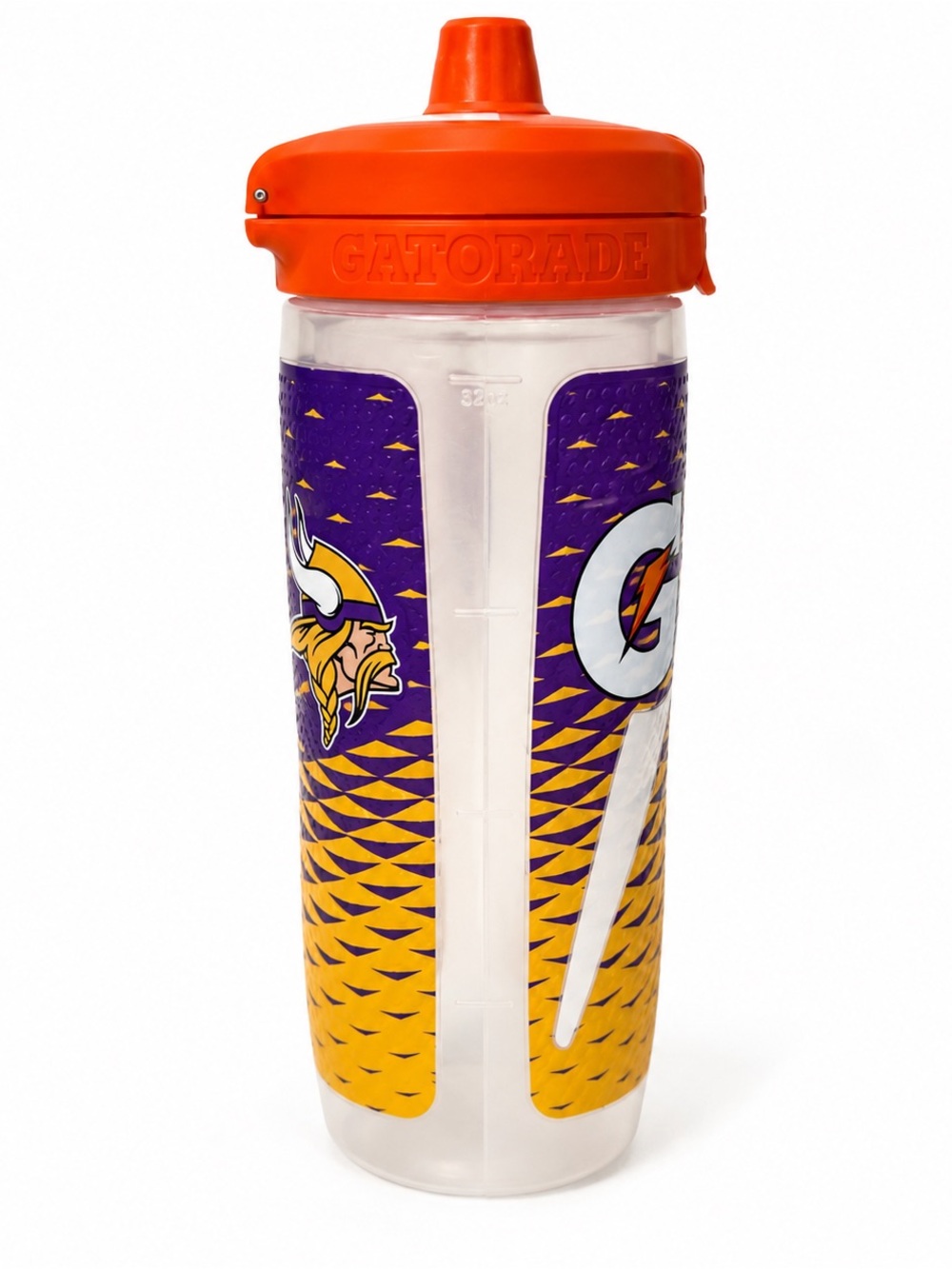 Gatorade Minnesota Vikings 30 Oz Gx Water Bottle NFL Purple Gold